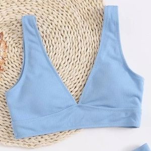 Light blue bathing suit